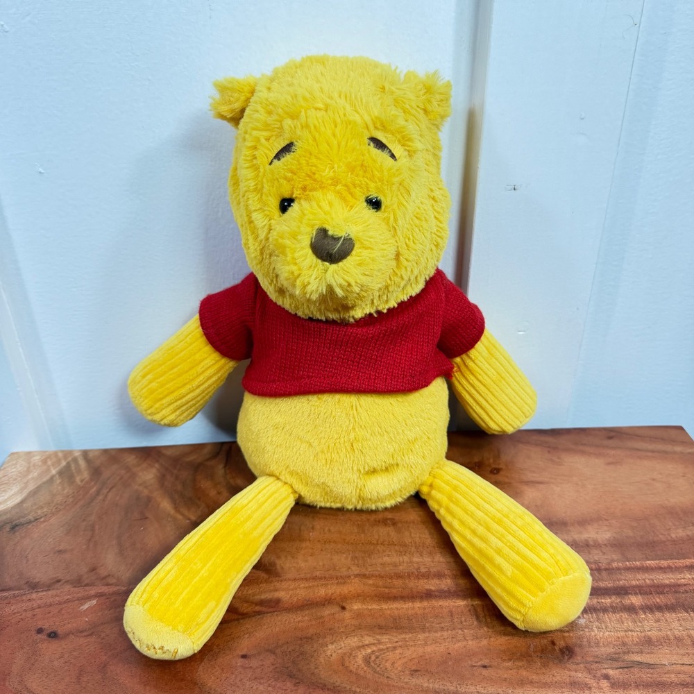 Disney Winnie the Pooh Scentsy Buddy Plush  Red Sweater Blueberry Scent Pak